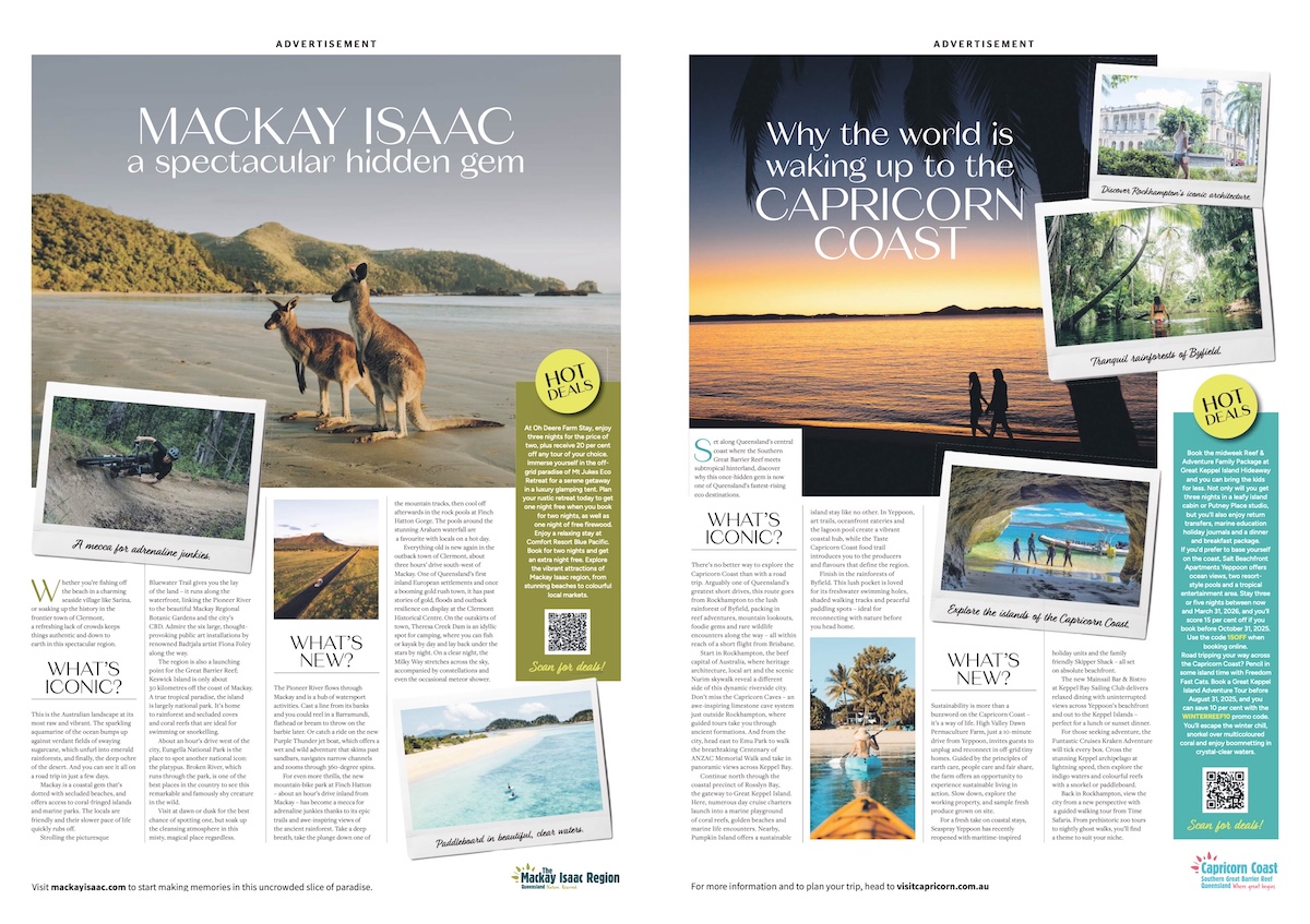 dentsu Queensland celebrates QLD’s regions in Nine’s Traveller liftout for Tourism and Events Queensland